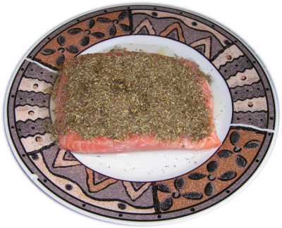 ryba w zio�ach, �oso� w zio�ach, �oso� norweski w zio�ach